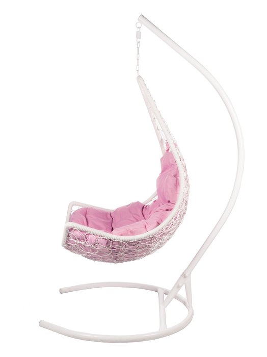 Кресло подвесное Wind с розовой подушкой - лучшие Подвесные кресла в INMYROOM
