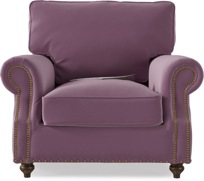 Кресло Кембридж Maxwell Purple пурпурного цвета - купить Интерьерные кресла по цене 31300.0