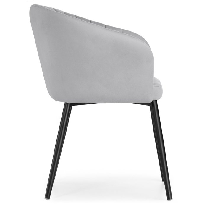 Стул с подлокотниками Моншау серого цвета - лучшие Обеденные стулья в INMYROOM
