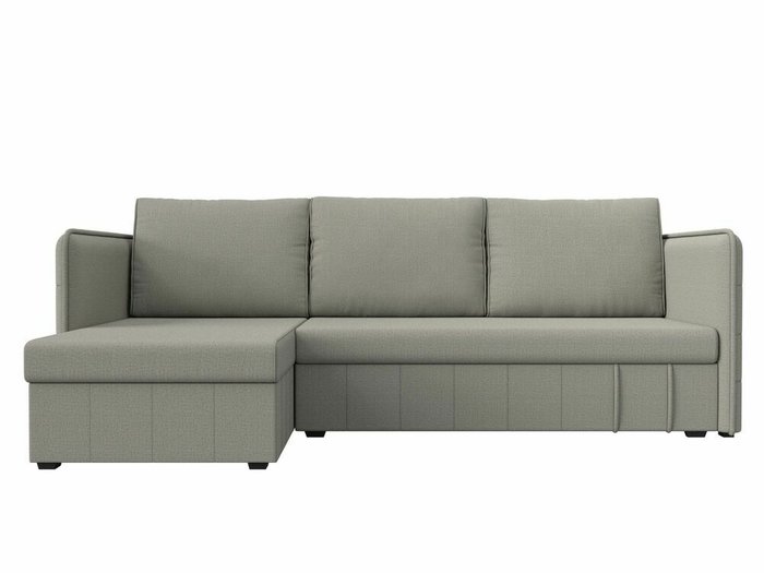 Угловой диван-кровать Слим бежевого цвета левый угол - купить Угловые диваны по цене 28999.0