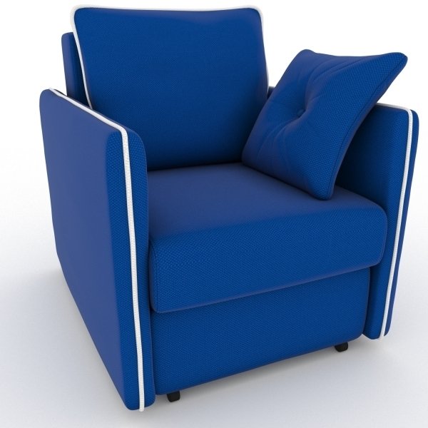 Кресло-кровать Cardinal синего цвета
