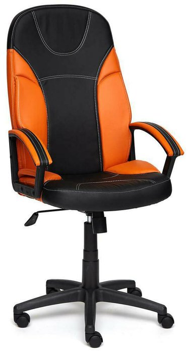 Кресло офисное Twister черно-оранжевого цвета