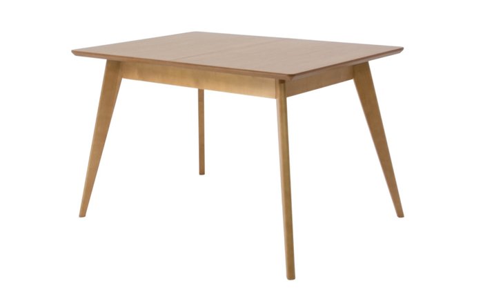 Стол раздвижной обеденный Сканди светло-коричневого цвета Стол раздвижной обеденный Сканди светло-коричневого цвета