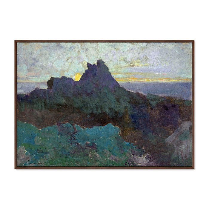 Репродукция картины Rocky Peak 1875 г. - купить Картины по цене 21999.0