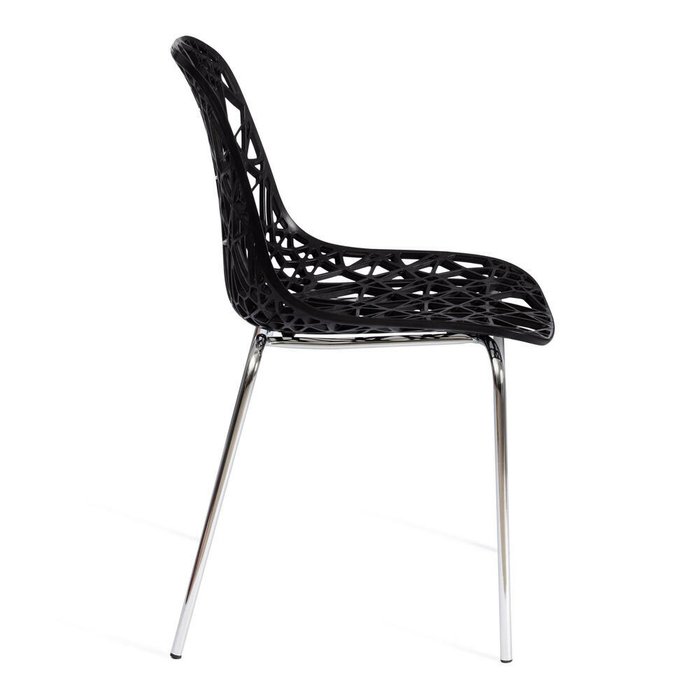 Набор из шести стульев Crispy черного цвета - лучшие Обеденные стулья в INMYROOM