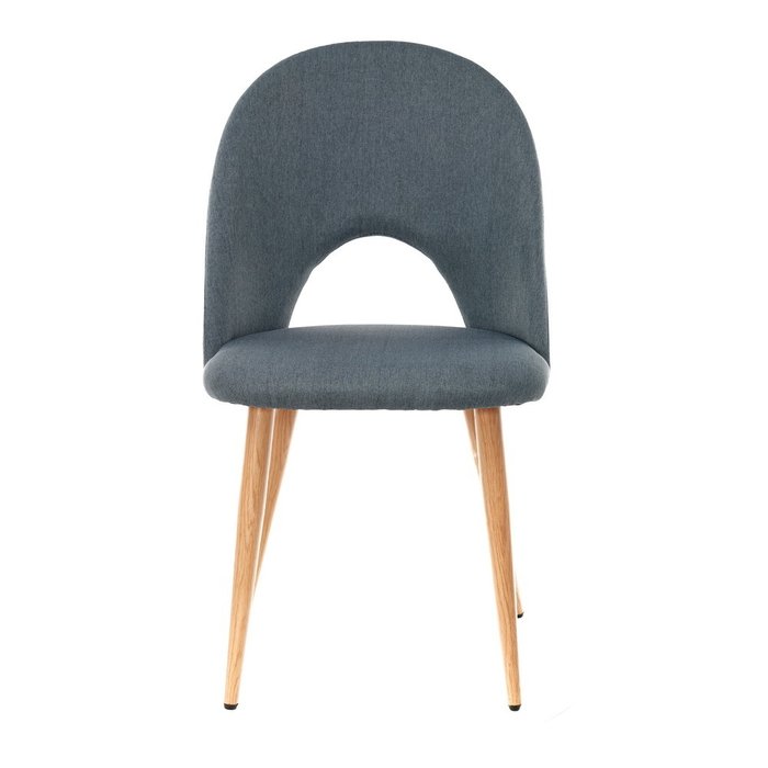 Стул Cleo сине-серого цвета - лучшие Обеденные стулья в INMYROOM