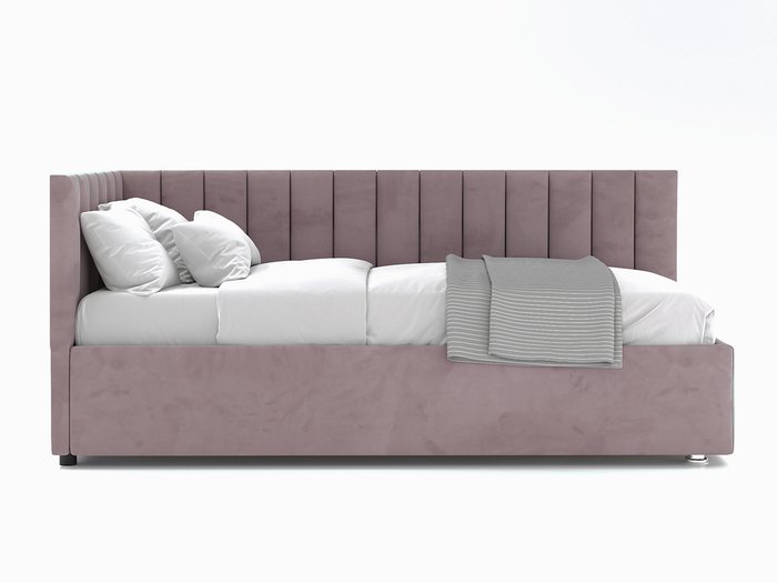 Кровать Negga Mellisa 120х200 коричневого цвета с подъемным механизмом левая - купить Кровати для спальни по цене 50500.0