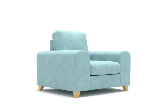  Кресло Vittorio MT голубого цвета - лучшие Интерьерные кресла в INMYROOM