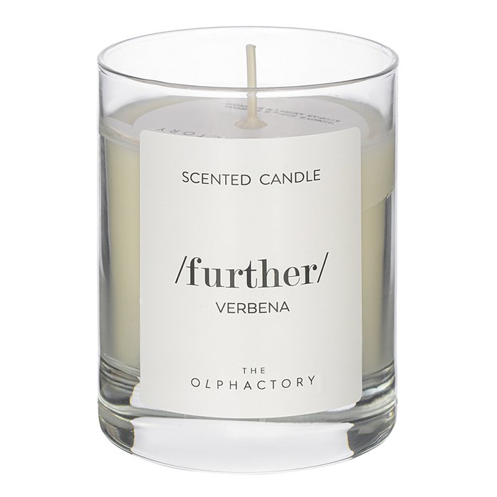 Свеча ароматическая Further-Вербена белого цвета - купить Свечи по цене 1790.0