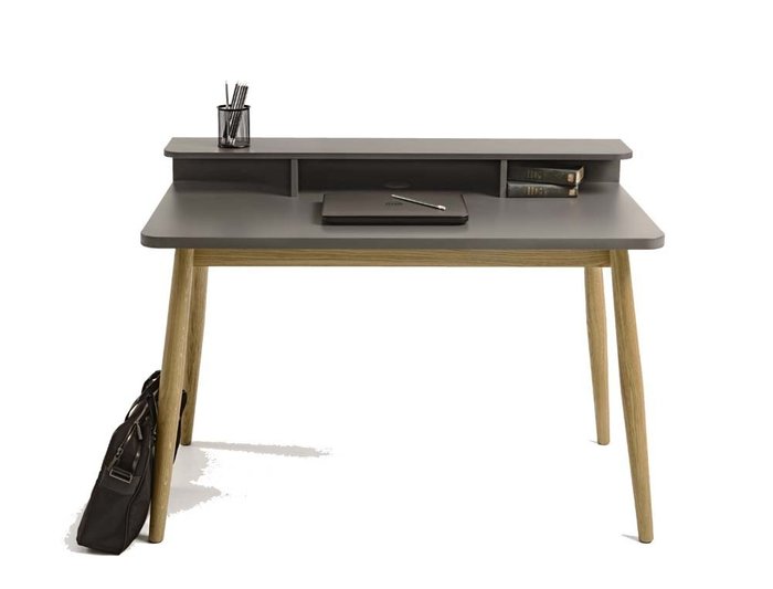 Письменный стол Farsta Desk серого цвета