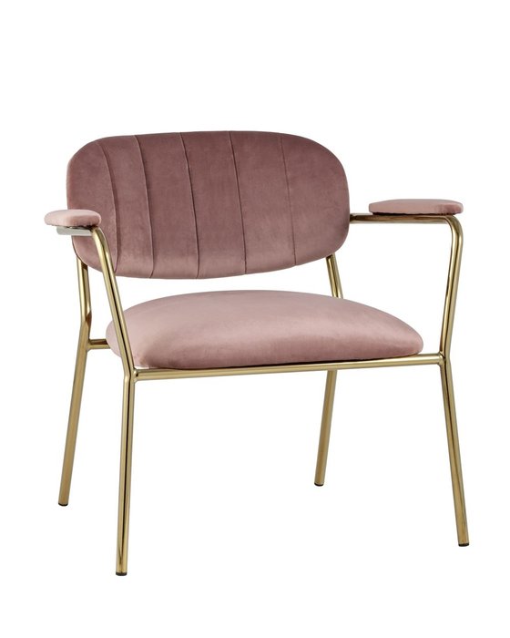 Кресло Кэрол пыльно-розового цвета