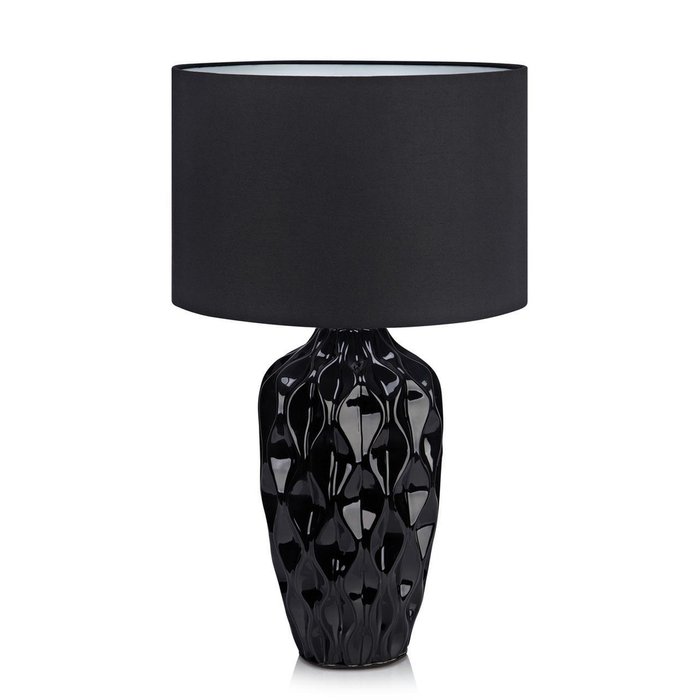 Настольная лампа Angela с черным абажуром