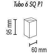 Потолочный светильник TopDecor Tubo6 SQ P1 20 - купить Потолочные светильники по цене 1000.0