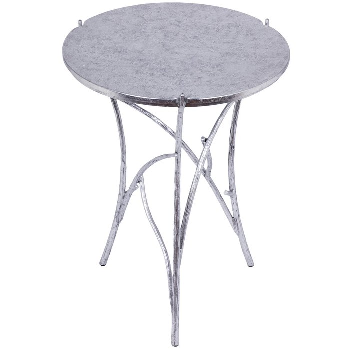 Столик Арт серебряного цвета - купить Кофейные столики по цене 15016.0