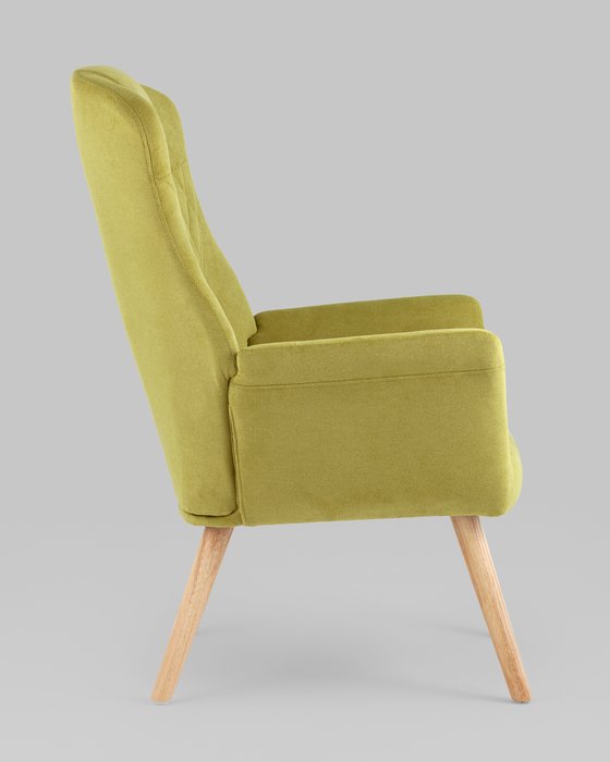 Кресло Парлор салатового цвета - лучшие Интерьерные кресла в INMYROOM