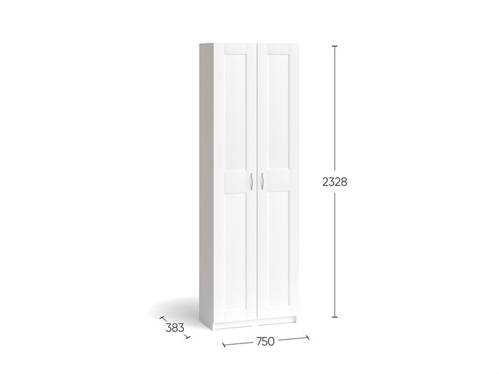 Шкаф двухдверный узкий Макс цвета венге - лучшие Шкафы распашные в INMYROOM