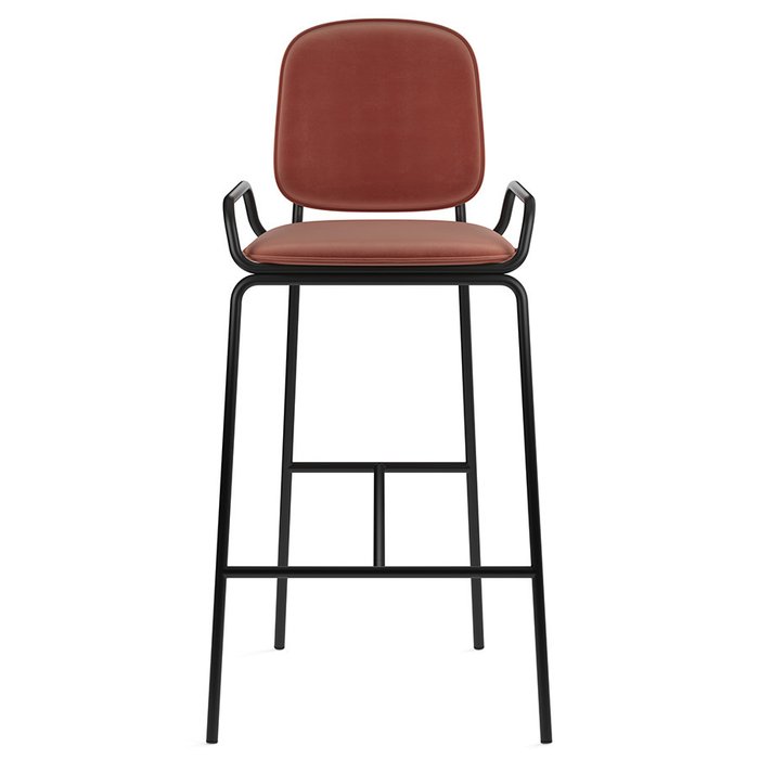 Стул барный Ror темно-красного цвета - купить Барные стулья по цене 19900.0