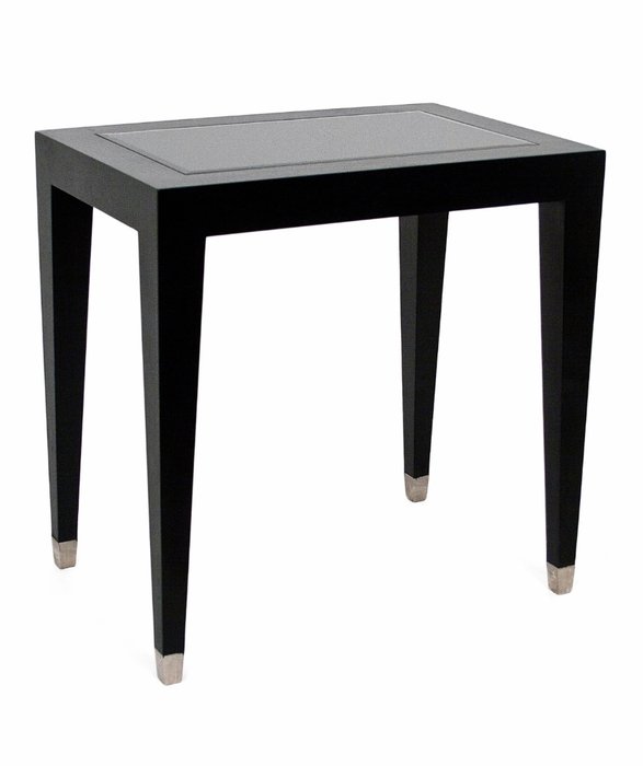Приставной столик Black Pedestal черного цвета 