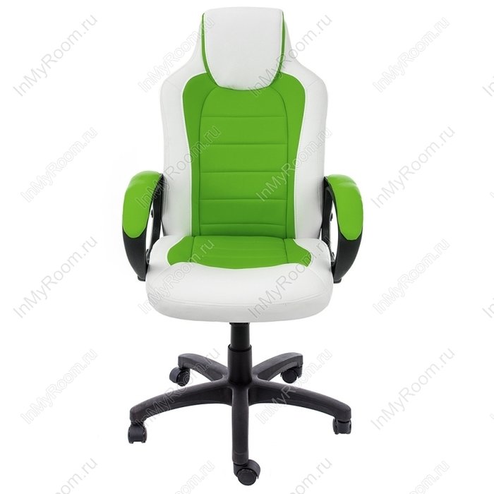 Компьютерное кресло Kadis зелено-белого цвета - купить Офисные кресла по цене 7540.0