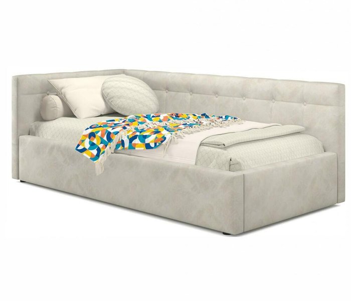 Кровать Bonna 90х200 кремового цвета