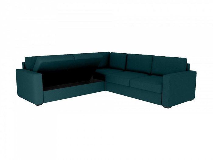 Угловой диван Peterhof сине-зеленого цвета - лучшие Угловые диваны в INMYROOM