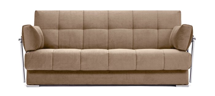 Раскладной диван с подлокотниками Delux GALAXY темно-бежевого цвета - купить Прямые диваны по цене 29990.0