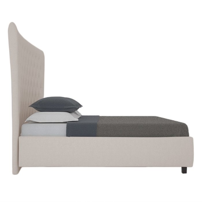 Кровать QuickSand серо-коричневого цвета 140х200  - купить Кровати для спальни по цене 102000.0