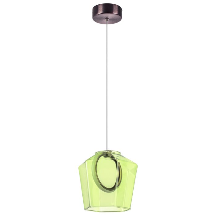 Люстра CARAMELLO LED 6W 110LM КОФЕЙНЫЙ/ЗЕЛЕНЫЙ 3000K Люстра CARAMELLO LED 6W 110LM КОФЕЙНЫЙ/ЗЕЛЕНЫЙ 3000K