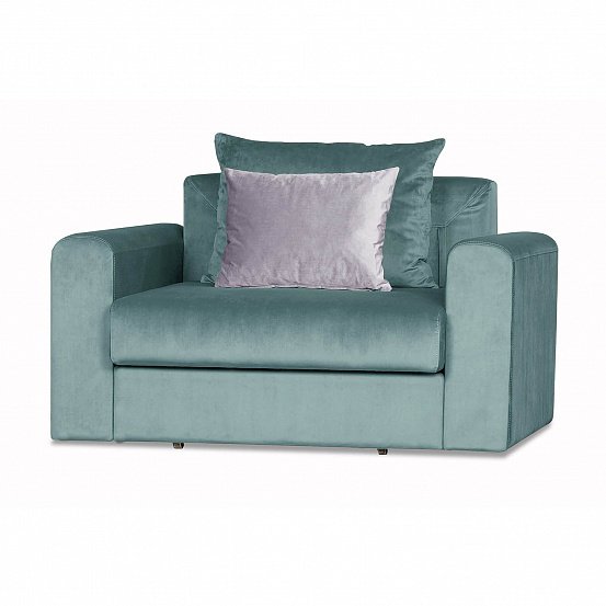 Кресло-кровать Мэдисон Лувр голубого цвета