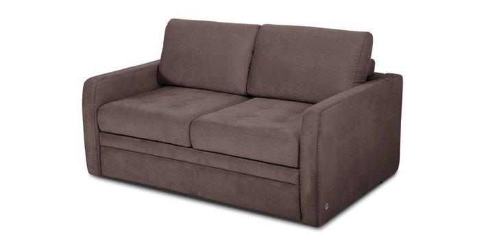 Диван-кровать Бруно коричневого цвета  - купить Прямые диваны по цене 61000.0