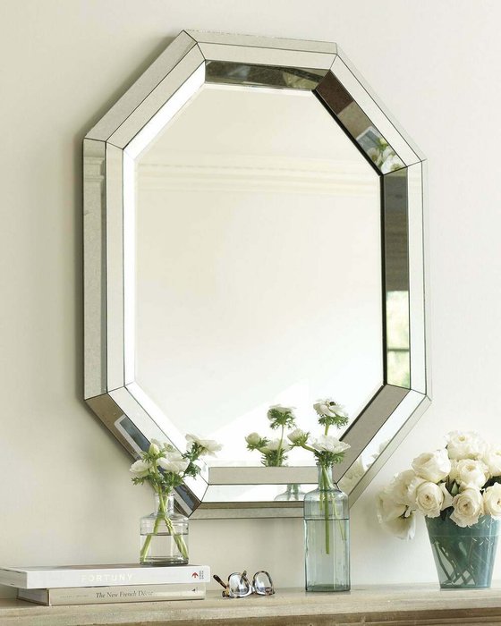 Настенное зеркало Беркли в зеркальной раме - лучшие Настенные зеркала в INMYROOM