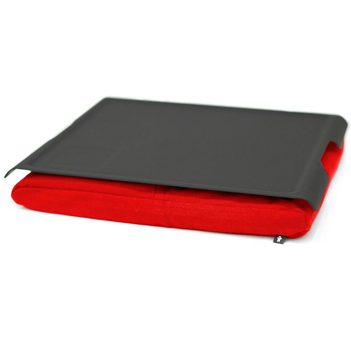Подставка с пластиковым подносом laptray черная-красная - лучшие Подносы в INMYROOM