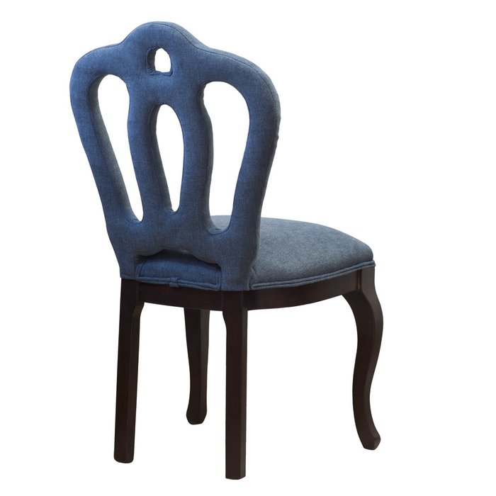 Стул серо-голубой велюровый - лучшие Обеденные стулья в INMYROOM