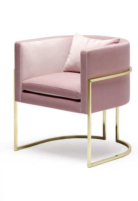 Кресло Julius Chair розового цвета
