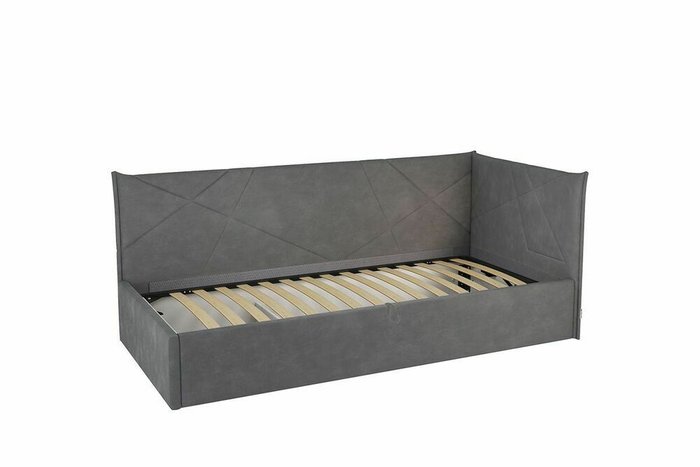 Кровать Бест 90х200 графитового цвета с подъемным механизмом - купить Кровати для спальни по цене 26590.0