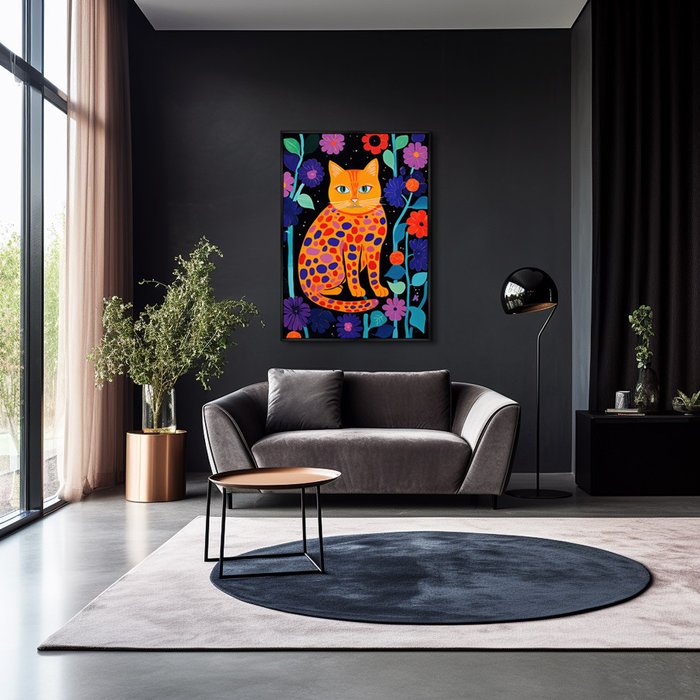 Репродукция картины Kitties in flowers, No 1, 2024г. - лучшие Картины в INMYROOM Репродукция картины Kitties in flowers, No 1, 2024г. - лучшие Картины в INMYROOM