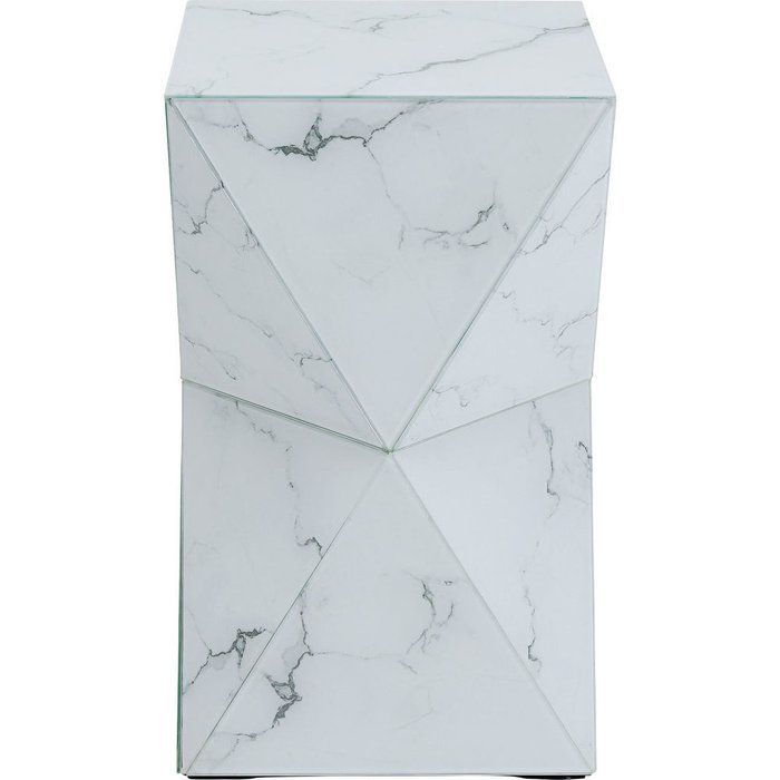 Столик приставной Luxury белого цвета