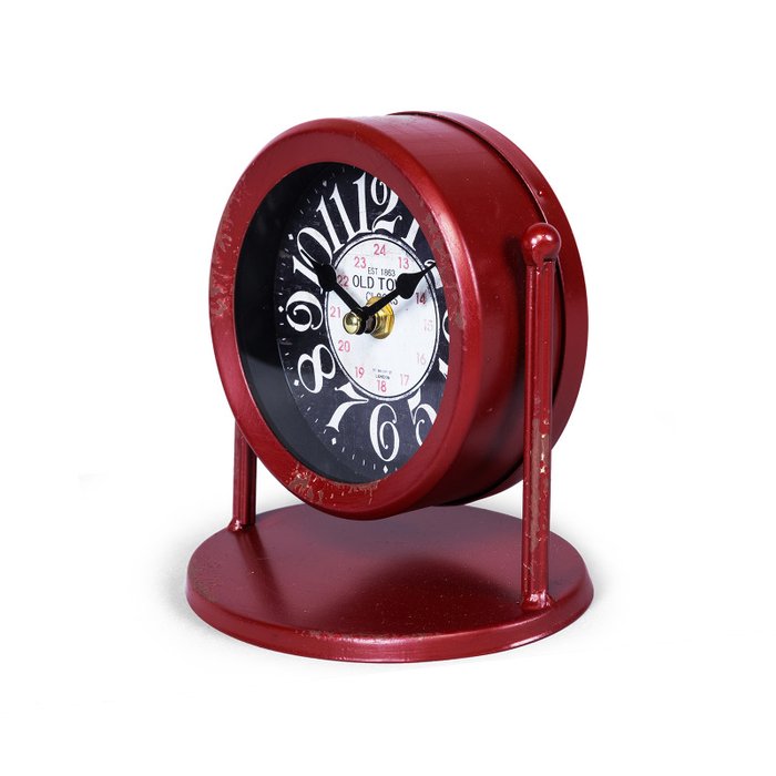 Часы настольные Greenwich красного цвета - купить Часы по цене 1500.0