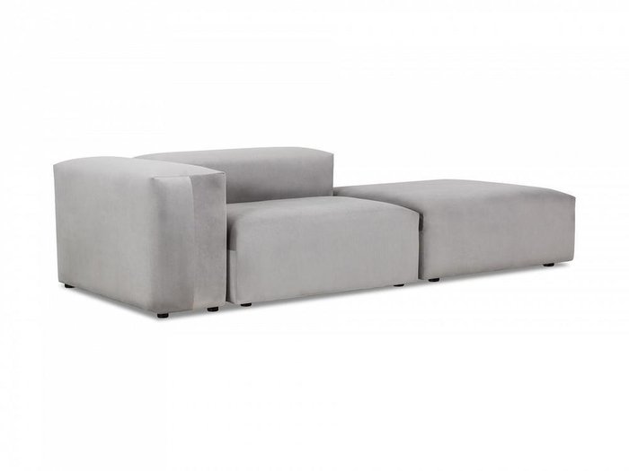 Модульный диван Sorrento серого цвета - купить Прямые диваны по цене 100600.0