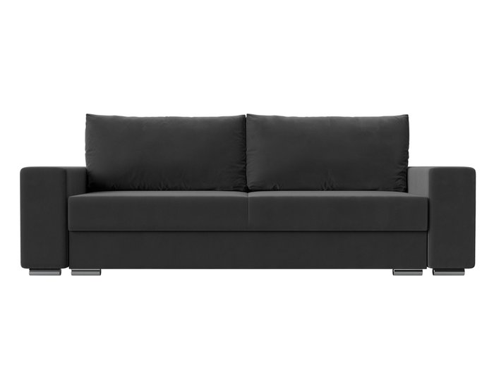 Прямой диван-кровать Дрезден серого цвета - купить Прямые диваны по цене 56999.0