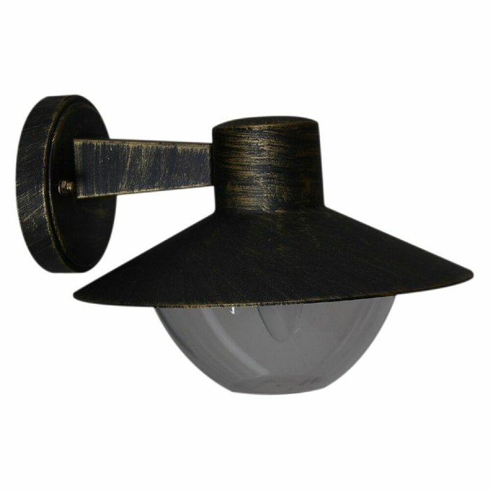 Уличный настенный светильник 08297-9.2-001SJ BKG черного цвета - купить Настенные уличные светильники по цене 3590.0