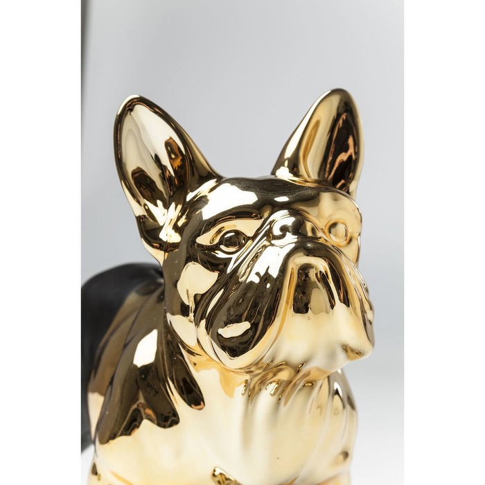 Копилка Bulldog черно-золотого цвета - лучшие Фигуры и статуэтки в INMYROOM