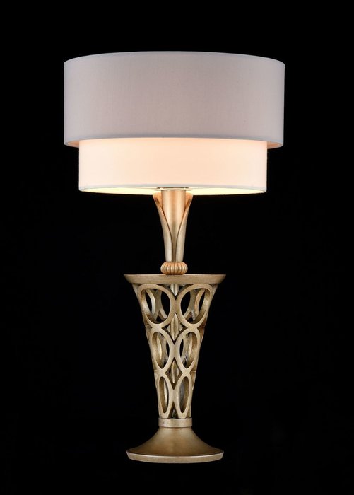 Настольная лампа Lillian с двухцветным абажуром - лучшие Настольные лампы в INMYROOM
