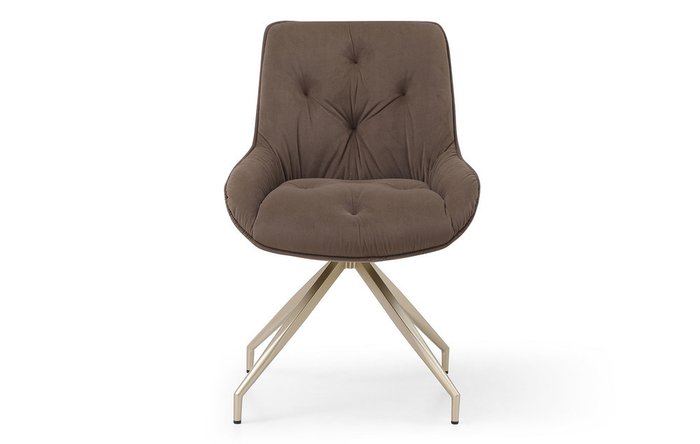 Стул поворотный Joely коричневого цвета - купить Обеденные стулья по цене 26855.0