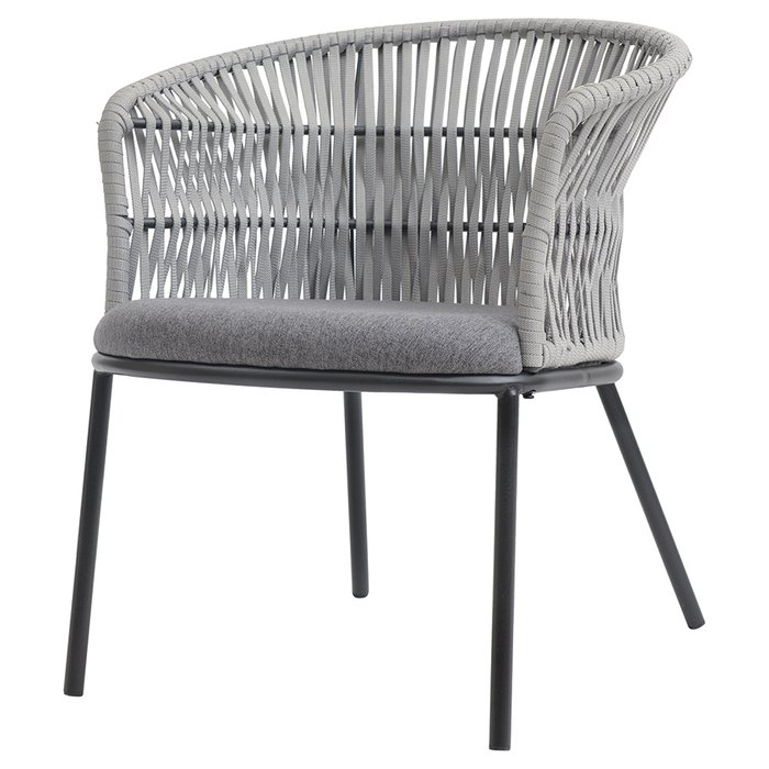 Лаунж-кресло Haugen серого цвета