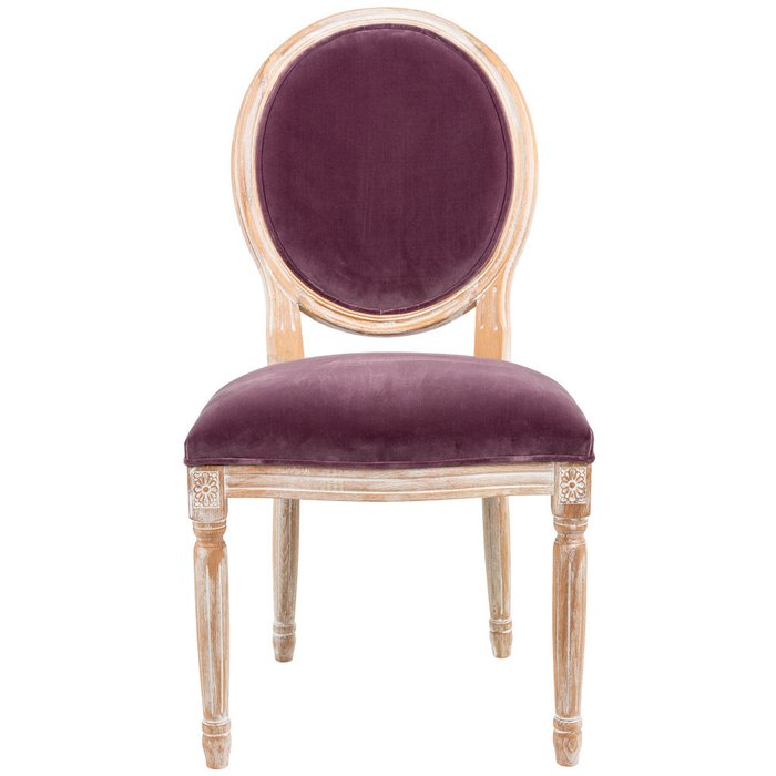 Стул Луи с обивкой пудрового фиолетового цвета - купить Обеденные стулья по цене 32000.0