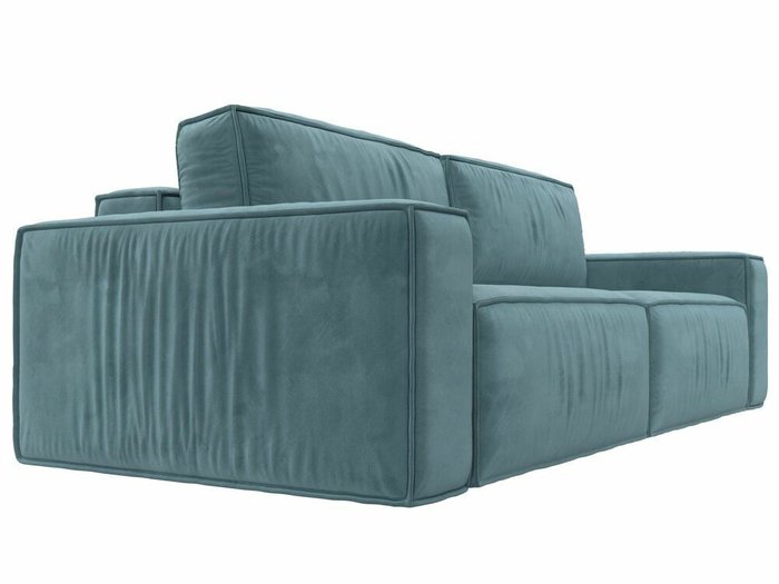 Прямой диван-кровать Прага классик бирюзового цвета - лучшие Прямые диваны в INMYROOM