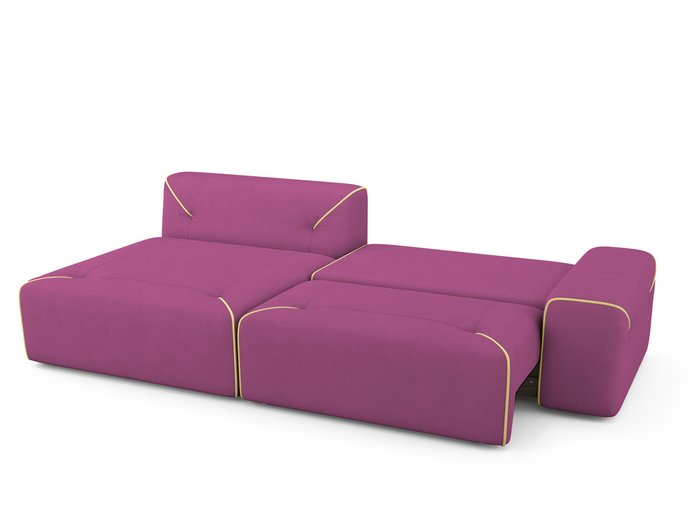 Угловой Диван-кровать Portu левый пурпурного цвета - купить Угловые диваны по цене 77800.0