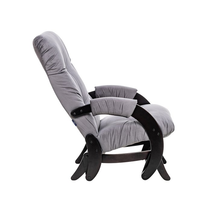 Кресло-глайдер Модель 68 серого цвета - лучшие Интерьерные кресла в INMYROOM