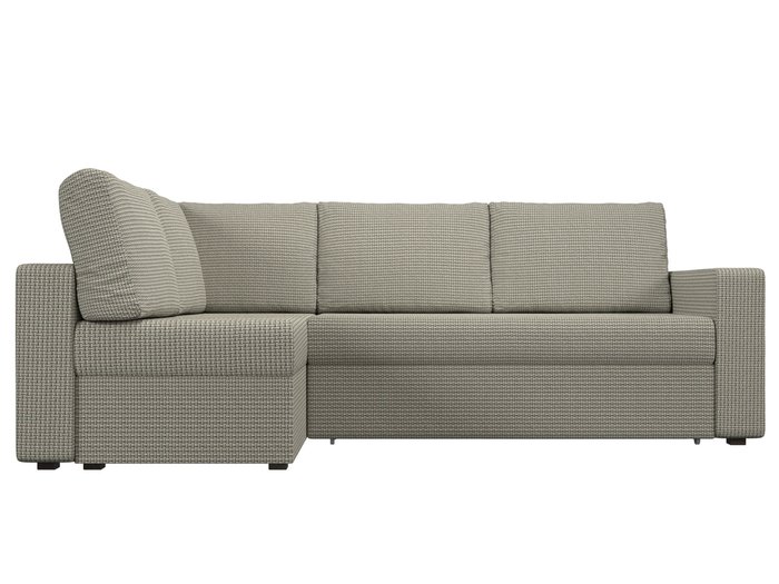 Угловой диван-кровать Оливер серо-бежевого цвета левый угол - купить Угловые диваны по цене 48999.0